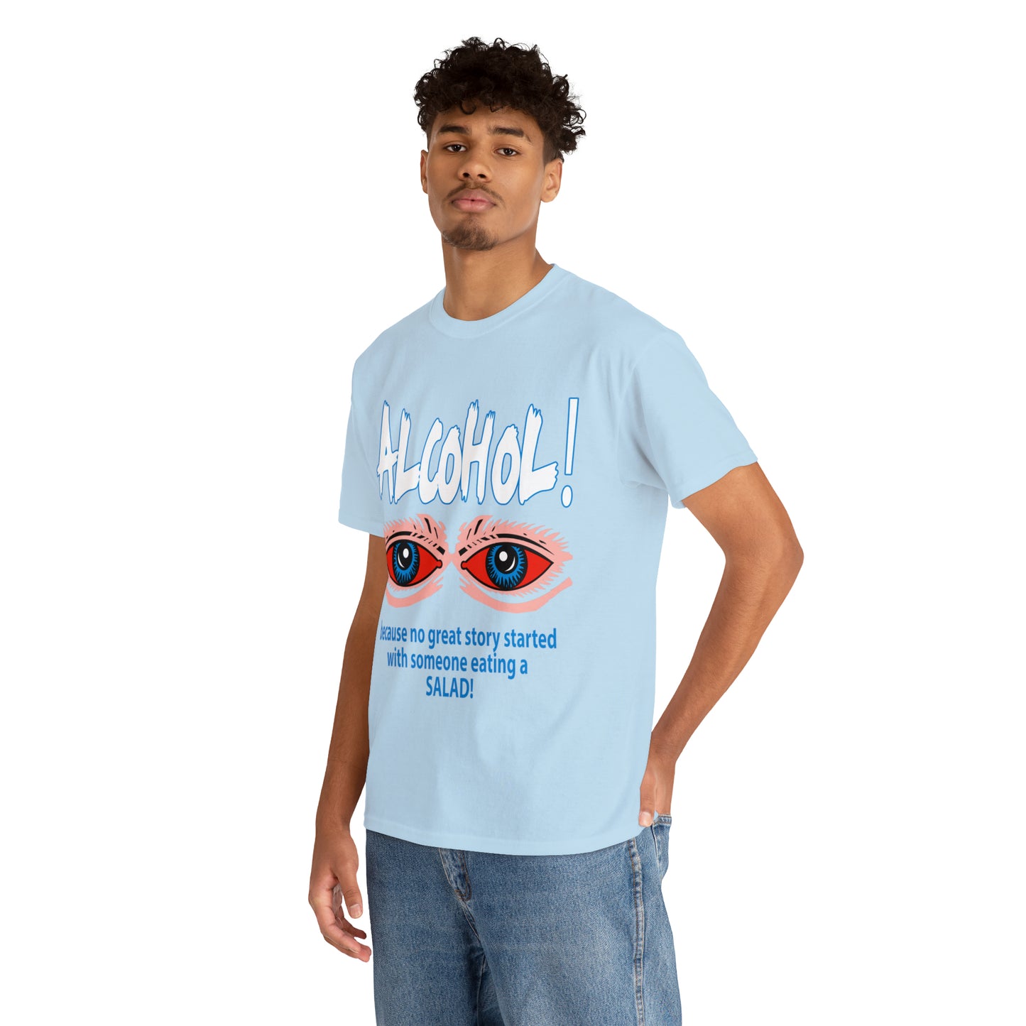 "ALC****" vs Salad  - Funny Shirt - Unisex Heavy Cotton Tee - USA