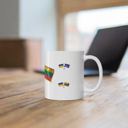 Ukrainian-Lithuanian NATO Supporter Mug