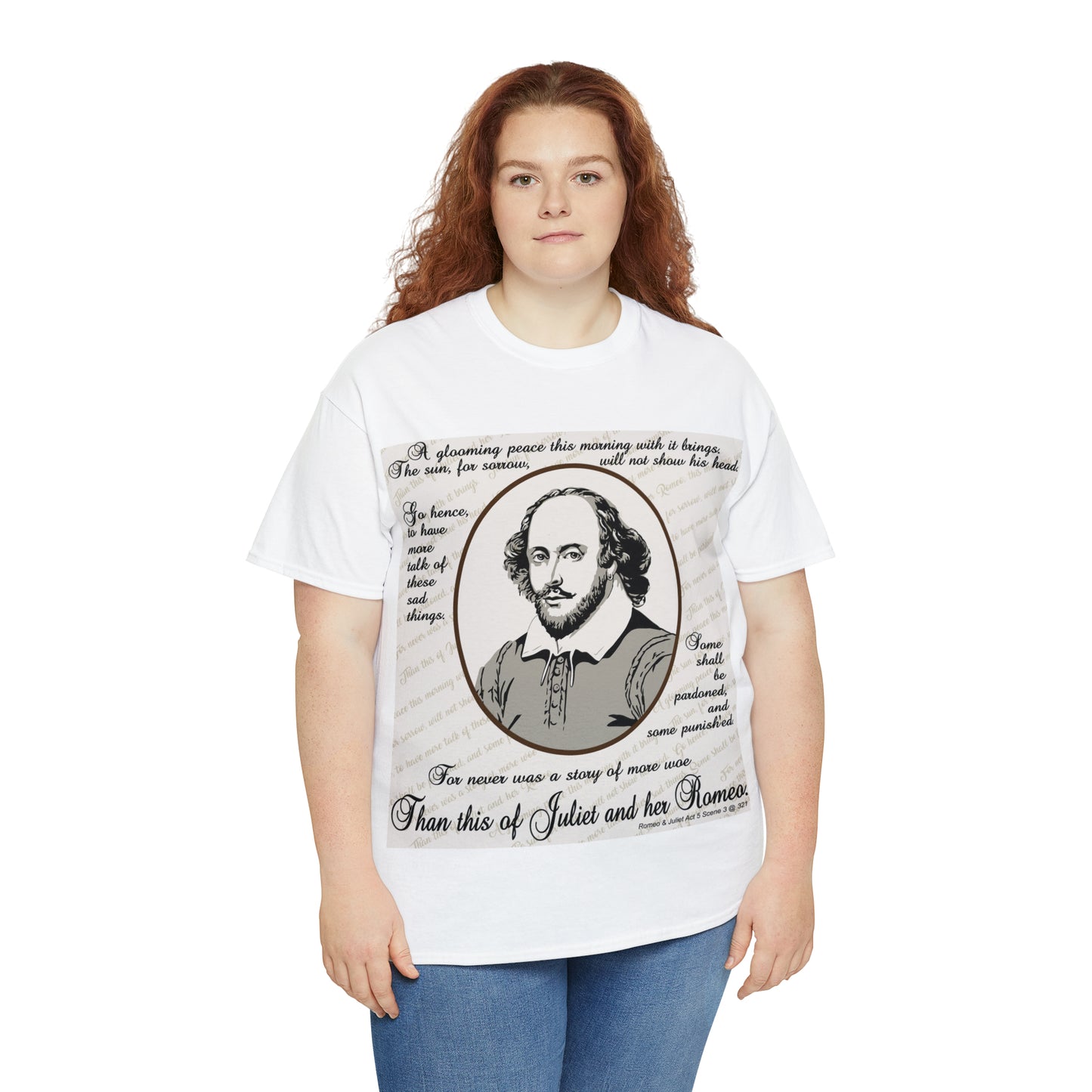 No Greater Tale of Woe... Juliet & Romeo.- Unisex Heavy Cotton Tee