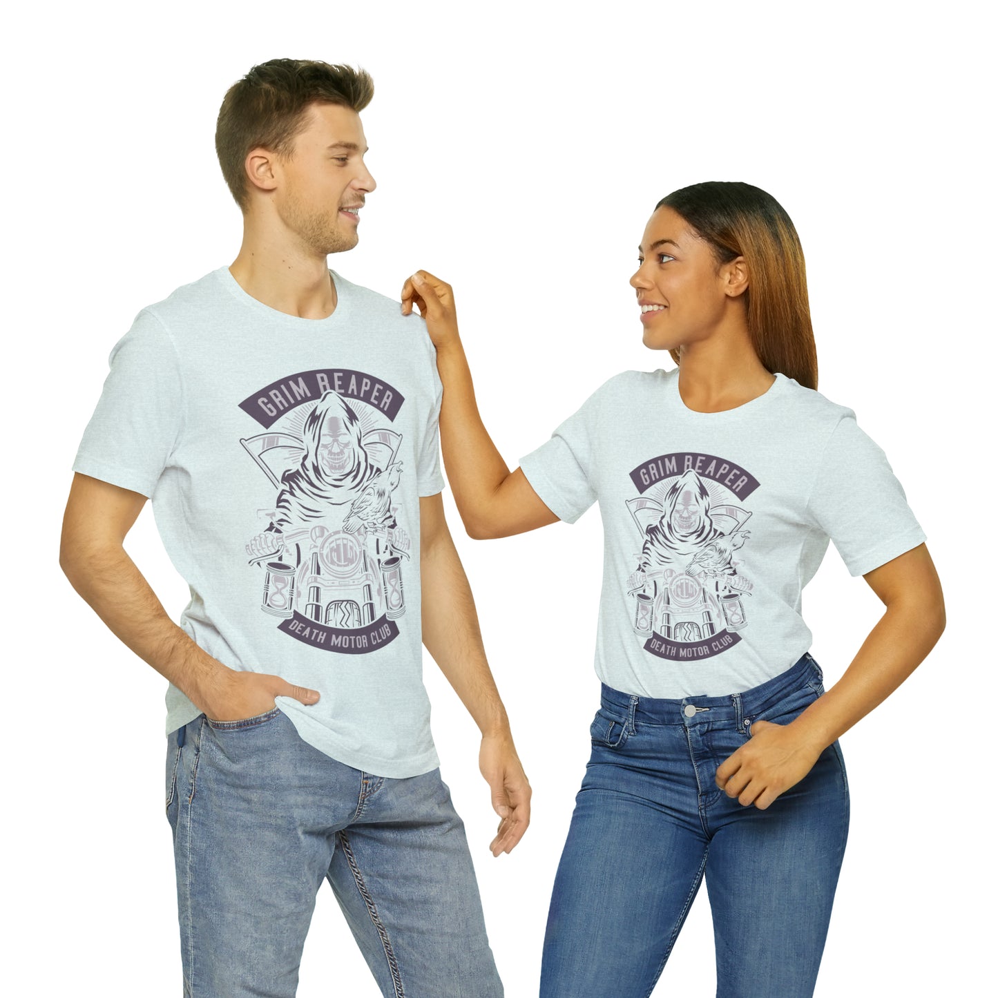 GRIM REAPER Moto Club - Unisex Jersey Short Sleeve Tee