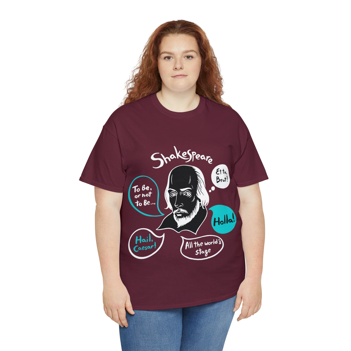 SHAKESPEARE (dark) - Unisex Heavy Cotton Tee