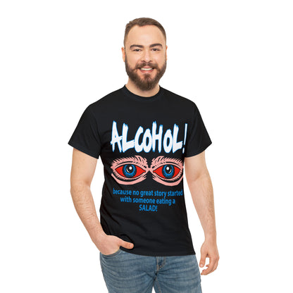 "ALC****" vs Salad  - Funny Shirt - Unisex Heavy Cotton Tee - USA