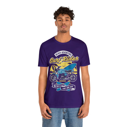 SURF RIDER - Printed in the USA - Unisex Jersey Short Sleeve Tee