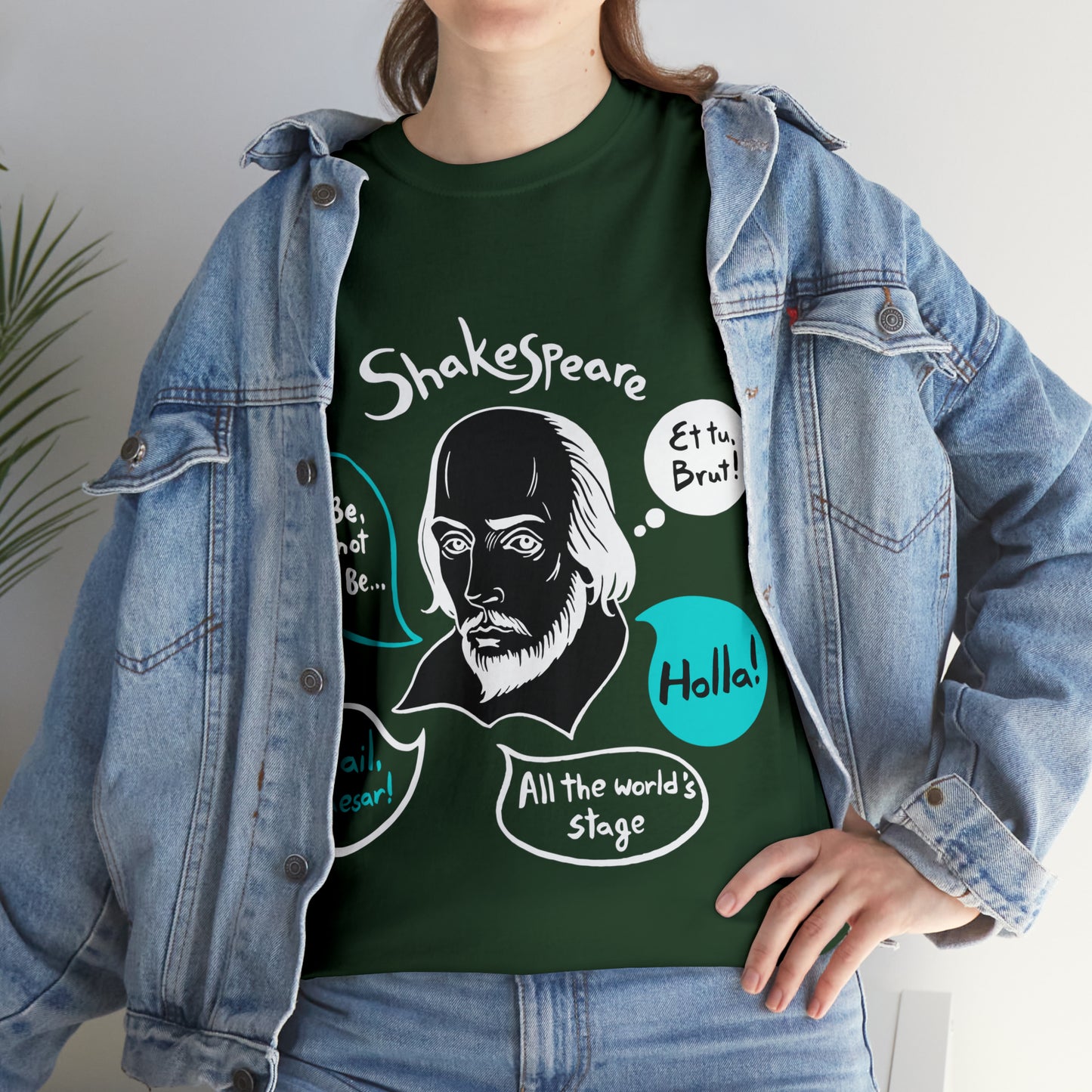 SHAKESPEARE (dark) - Unisex Heavy Cotton Tee