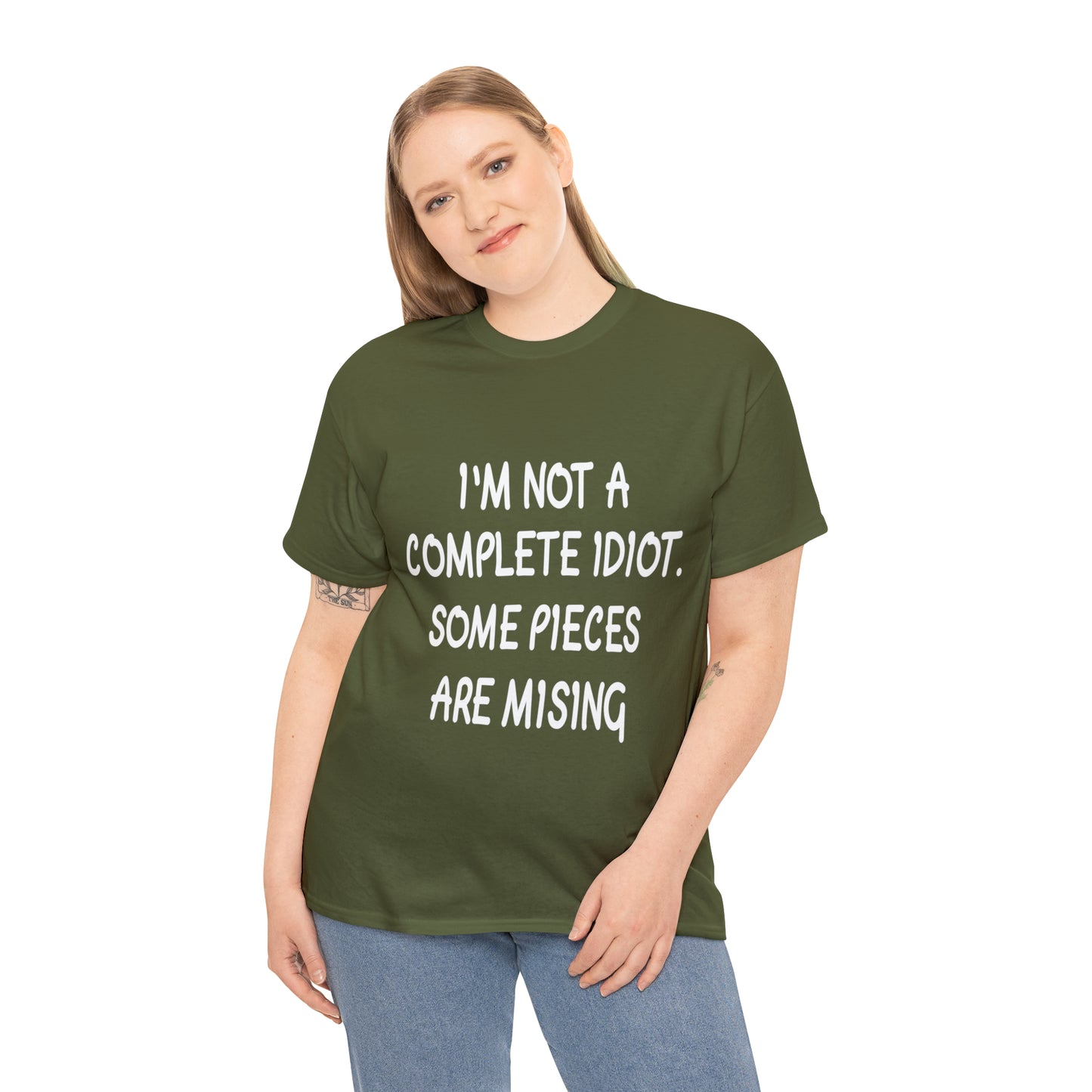 I'M NOT A COMPLETE ID***  - Unisex Heavy Cotton Tee - AUS