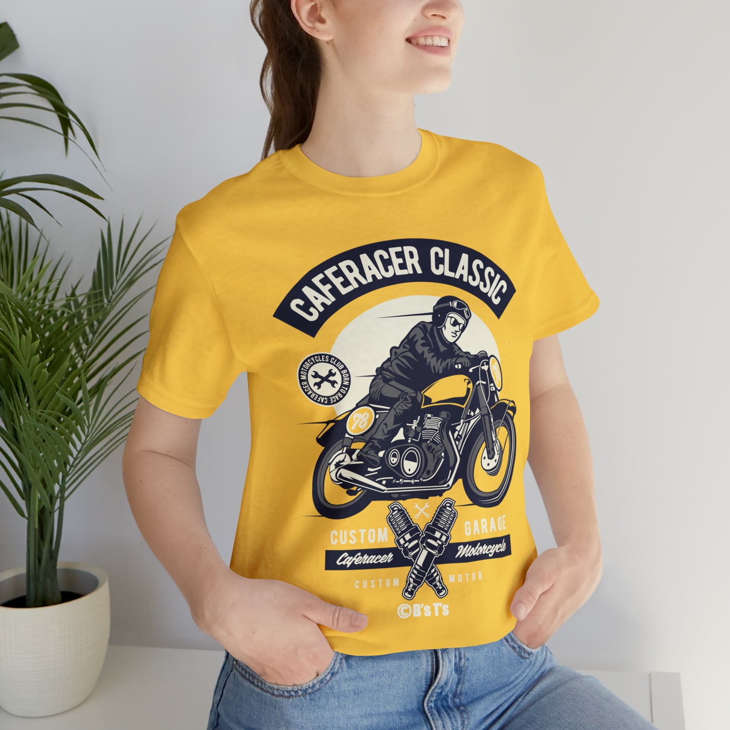 CAFE RACER Classic - Unisex Jersey Short Sleeve Tee