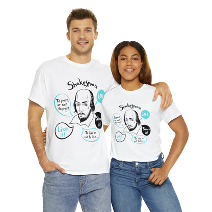 21st Century SHAKESPEARE  (light) - Unisex Heavy Cotton Tee