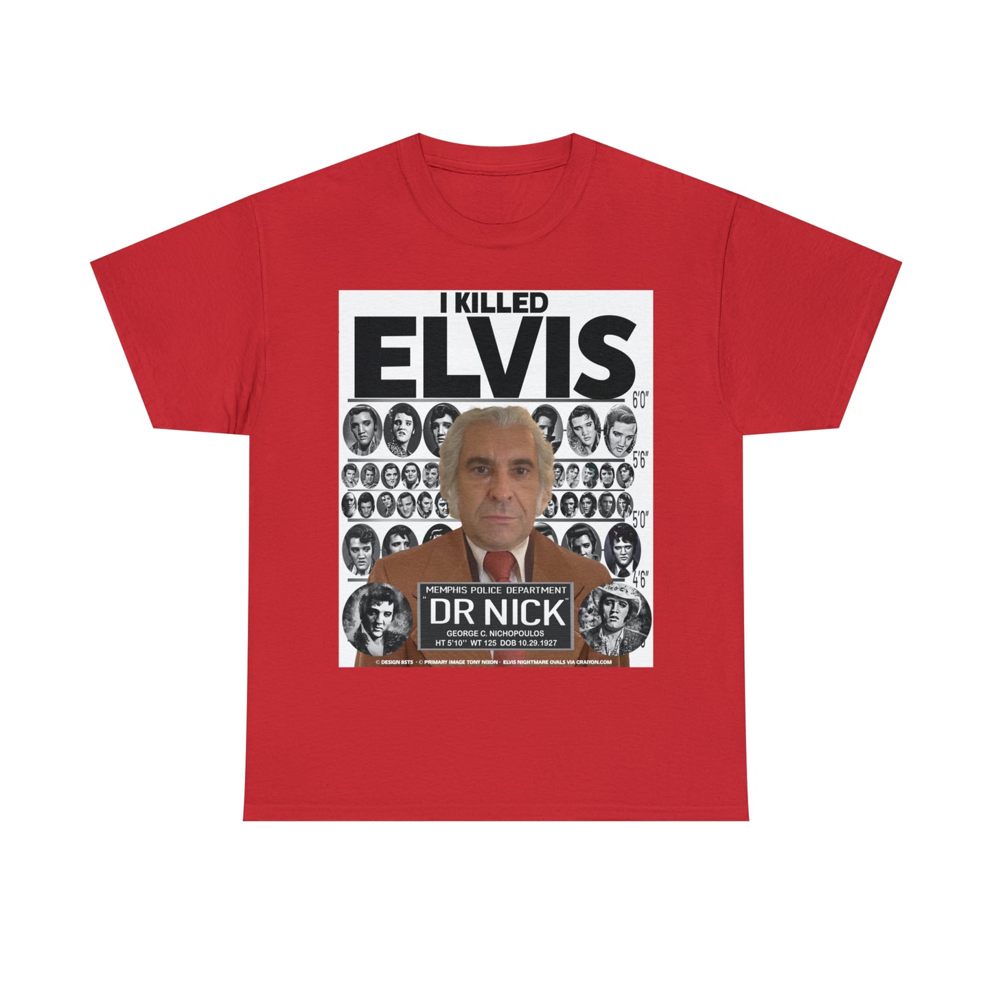 I KI**** ELVIS - Unisex Heavy Cotton Tee - USA