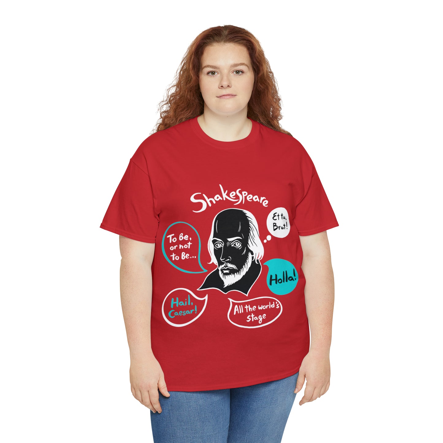 SHAKESPEARE (dark) - Unisex Heavy Cotton Tee