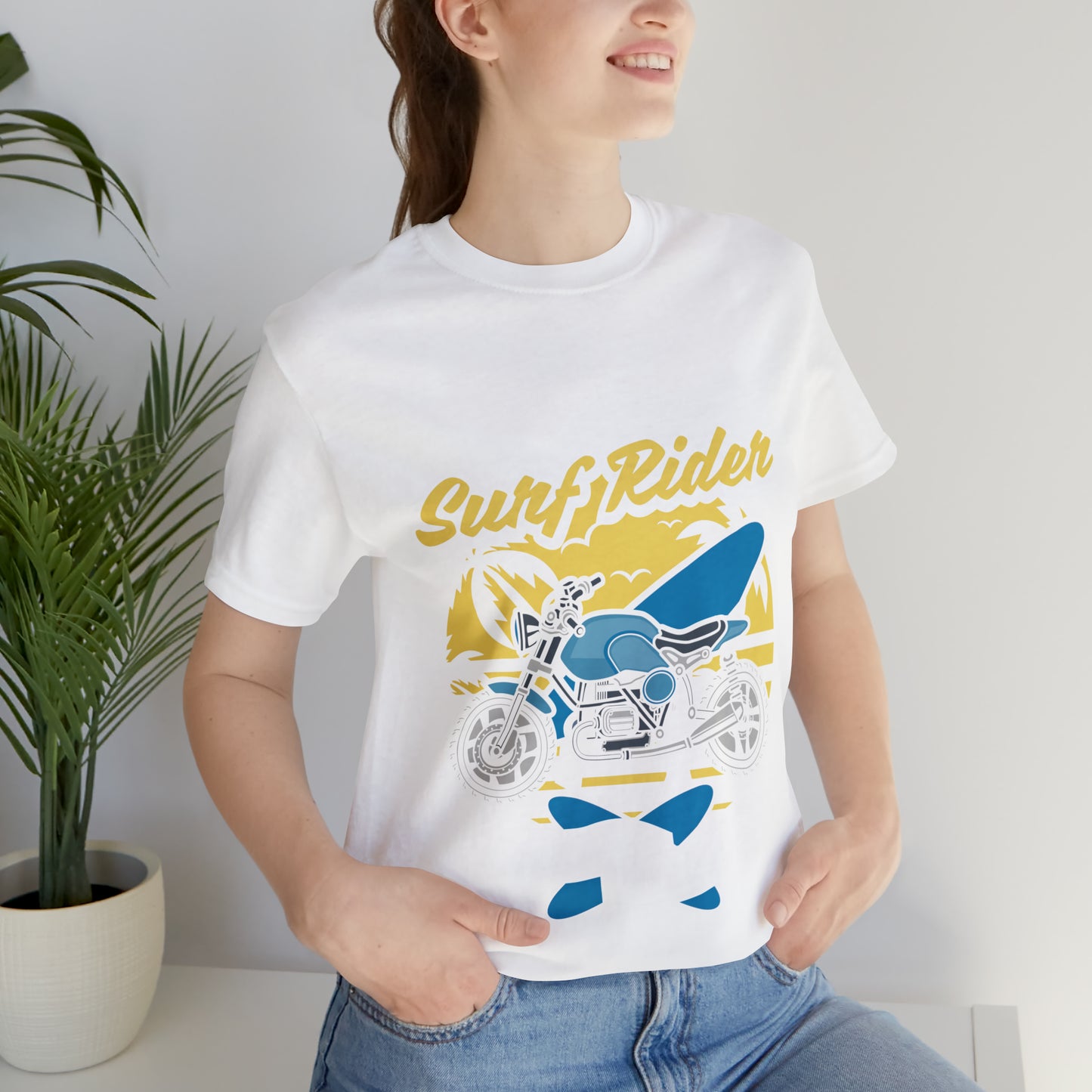 SURF RIDER - Printed in the USA - Unisex Jersey Short Sleeve Tee