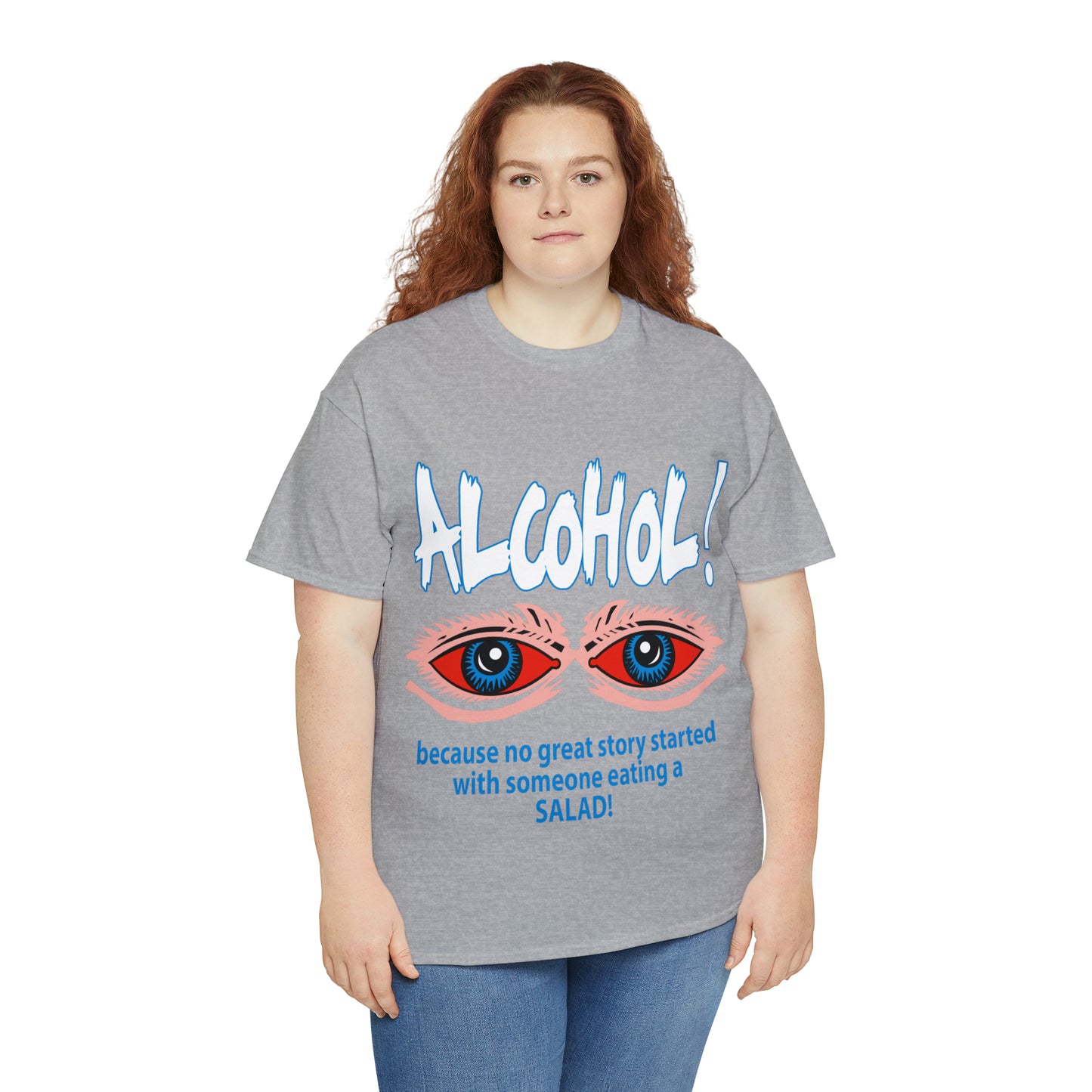 "ALC****" vs Salad - Funny Unisex Heavy Cotton Tee - AUS