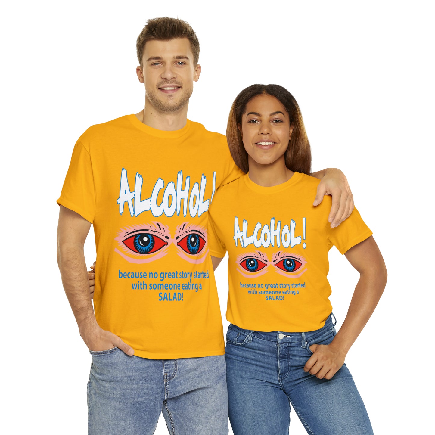 "ALC****" vs Salad - Funny Unisex Heavy Cotton Tee - AUS