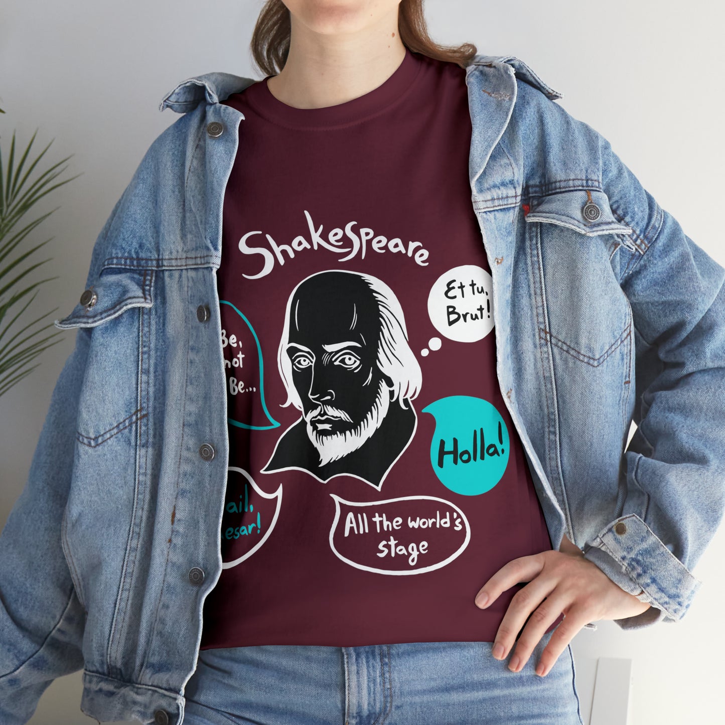 SHAKESPEARE (dark) - Unisex Heavy Cotton Tee