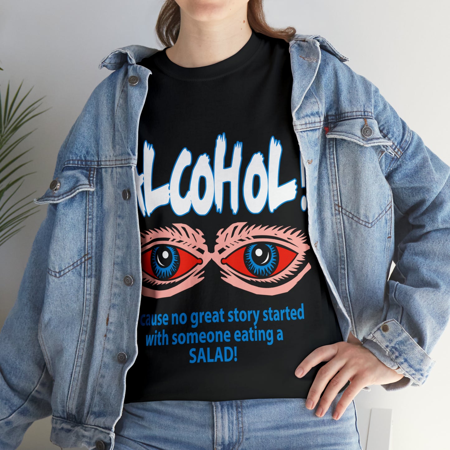 "ALC****" vs Salad - Funny Unisex Heavy Cotton Tee - AUS