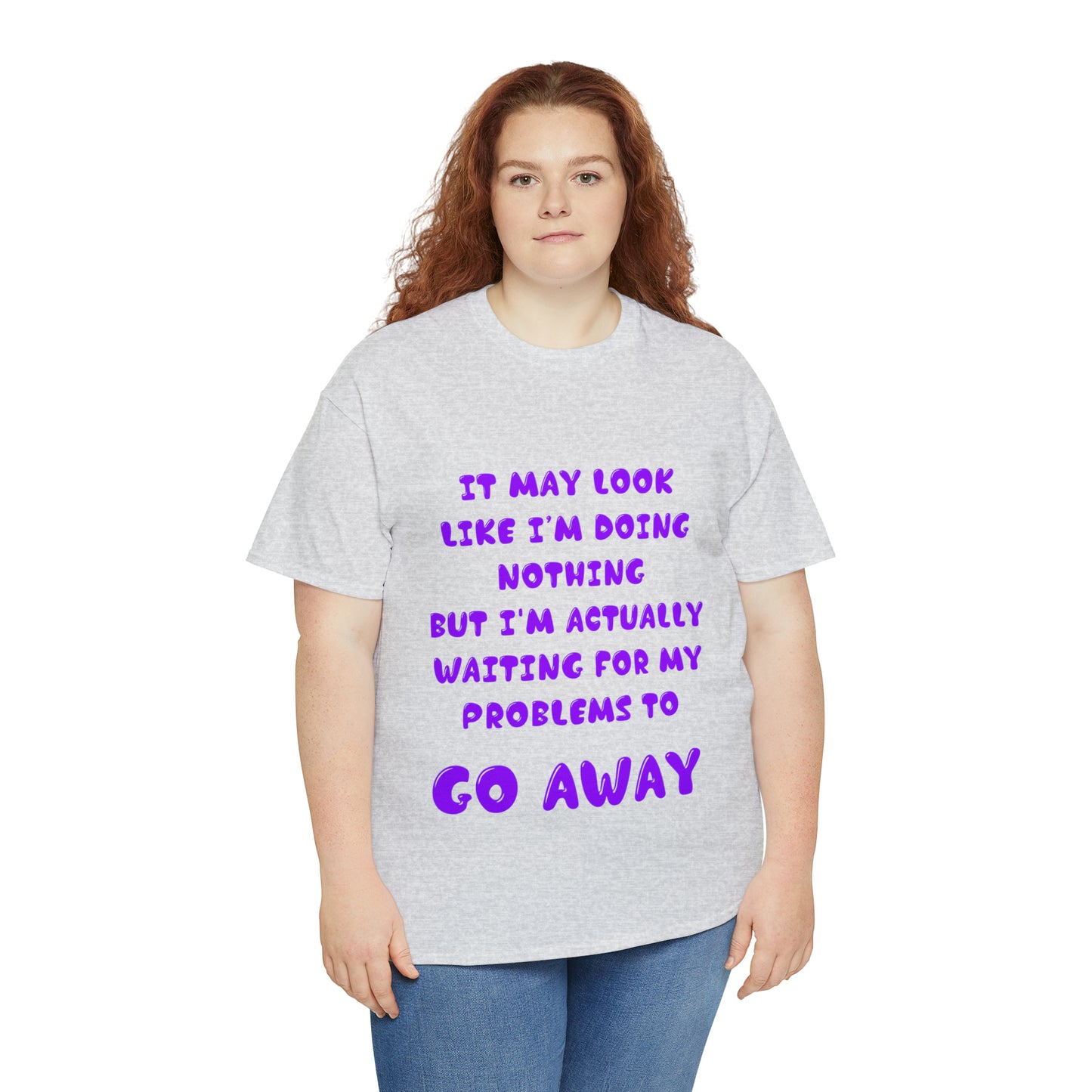 It May Look Like I'm Doing Nothing...  - Unisex Heavy Cotton Tee - AUS