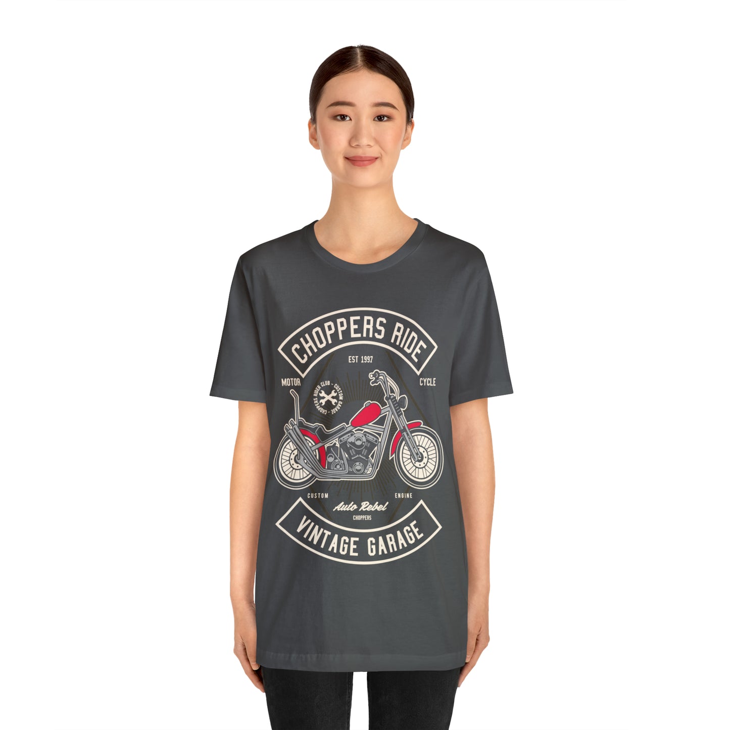 CHOPPERS RIDE Vintage Classic - Unisex Jersey Short Sleeve Tee