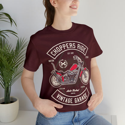 CHOPPERS RIDE Vintage Classic - Unisex Jersey Short Sleeve Tee