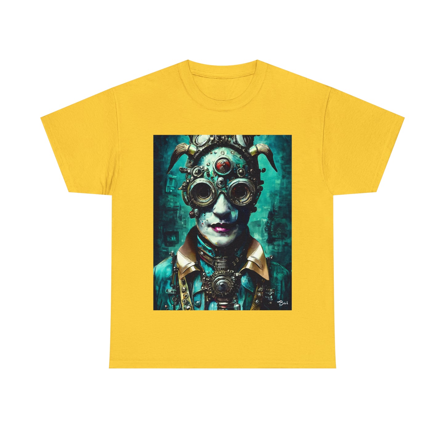CYBER-STEAMPUNK LORD - Airt on a Shirt  - Unisex Heavy Cotton Tee - AUS