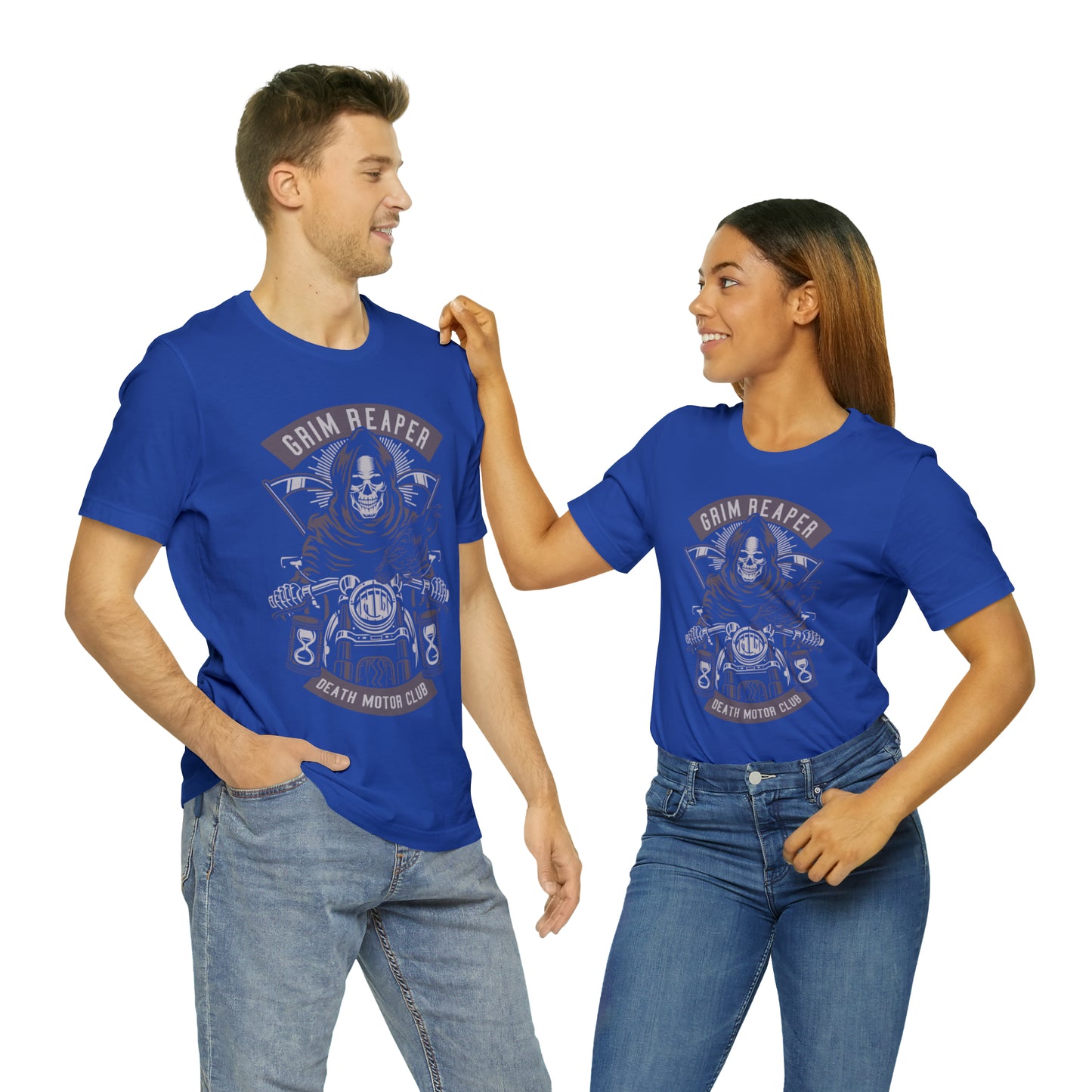 GRIM REAPER Moto Club - Unisex Jersey Short Sleeve Tee