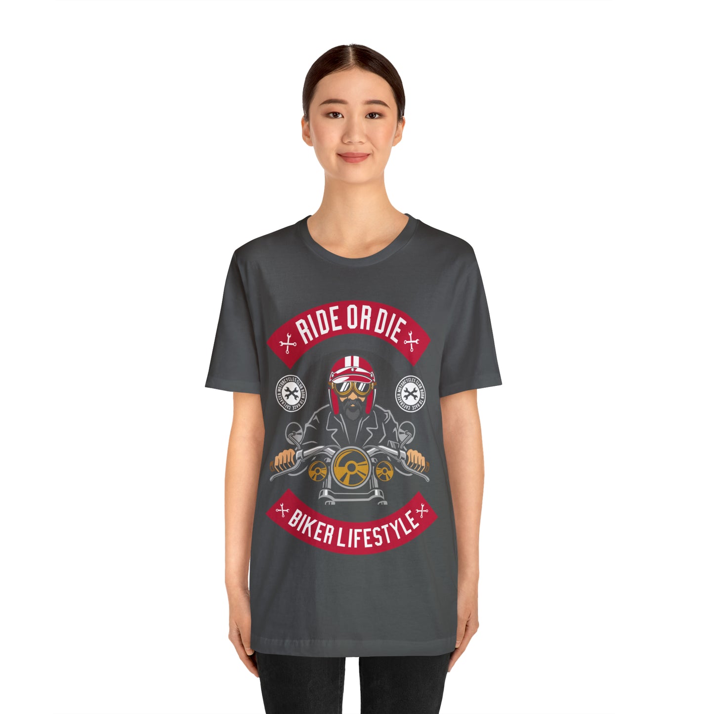 BIKER LIFESTYLE - Ride or Die - Unisex Jersey Short Sleeve Tee