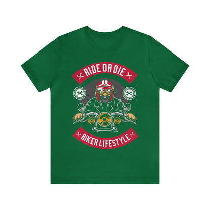 BIKER LIFESTYLE - Ride or Die - Unisex Jersey Short Sleeve Tee