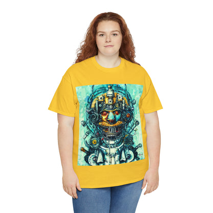 CYBERPUNK STEAMPUNK AUTON - Airt on a Shirt  - Unisex Heavy Cotton Tee - AUS