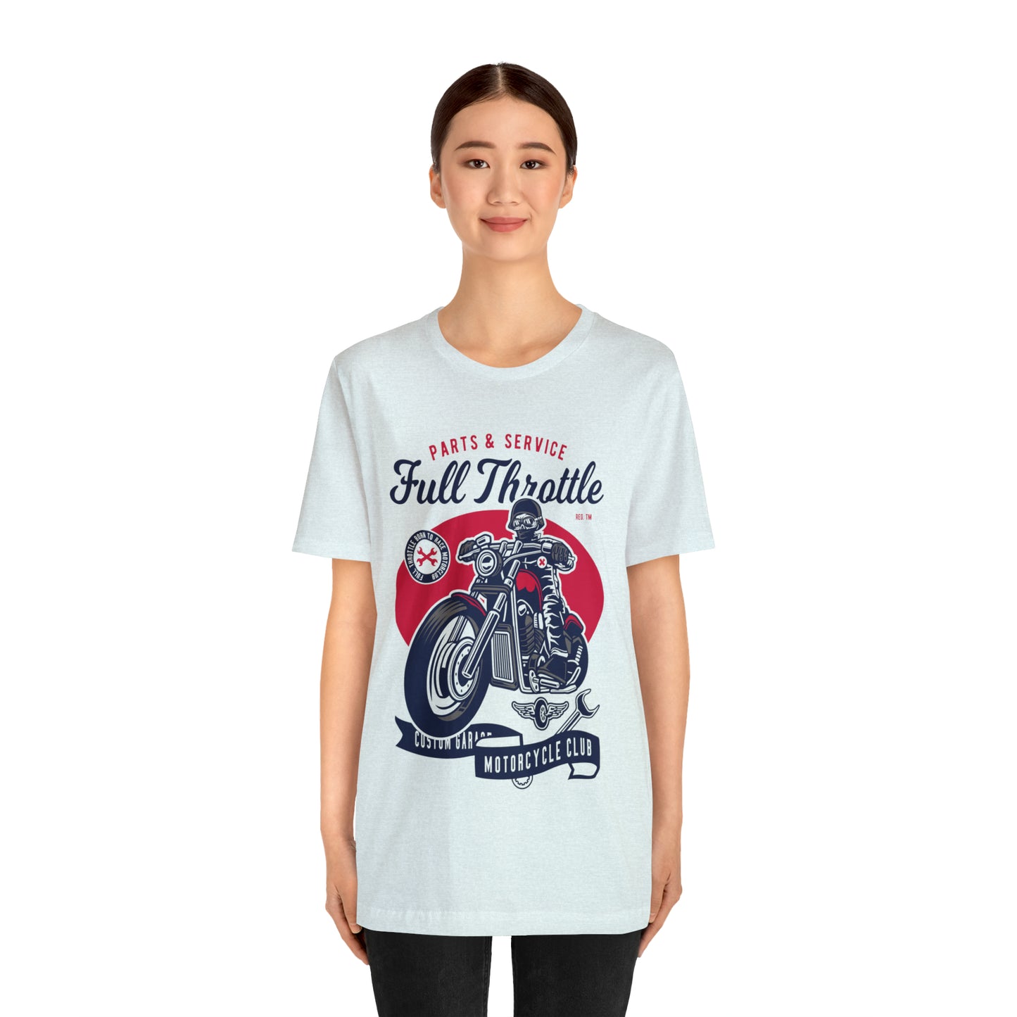 FULL THROTTLE Parts & Service - Unisex Jersey Short Sleeve Tee
