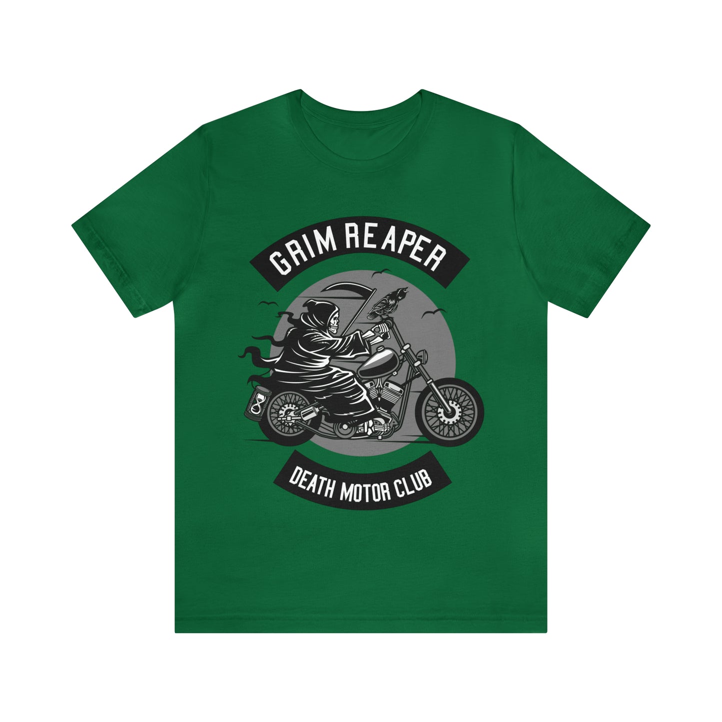 GRIM REAPER Death Motor Club - Unisex Jersey Short Sleeve Tee