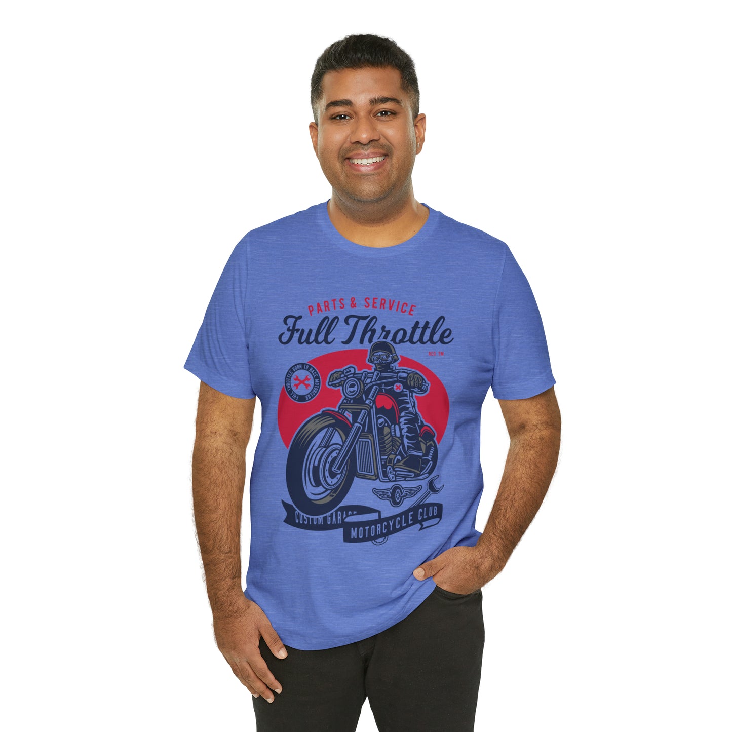 FULL THROTTLE Parts & Service - Unisex Jersey Short Sleeve Tee