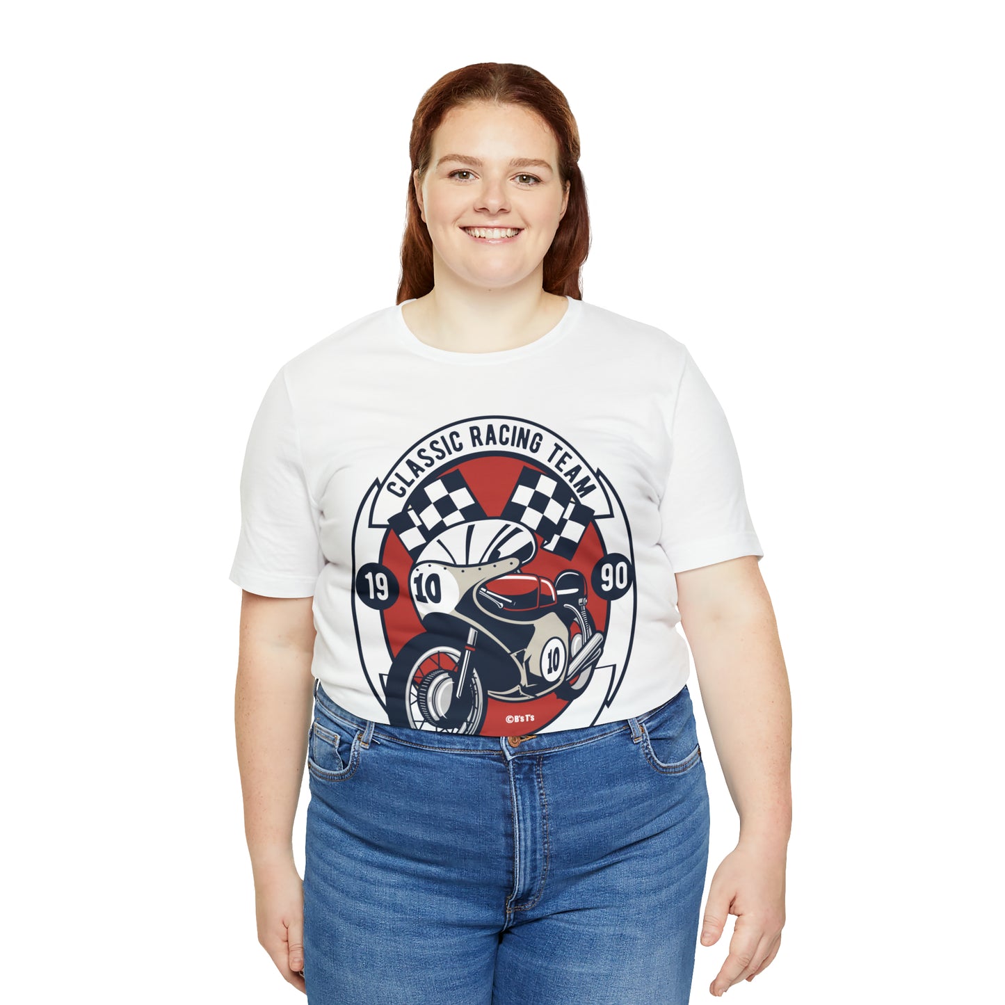 CLASSIC MOTORCYCLE RACING TEAM - Unisex Jersey Short Sleeve Tee