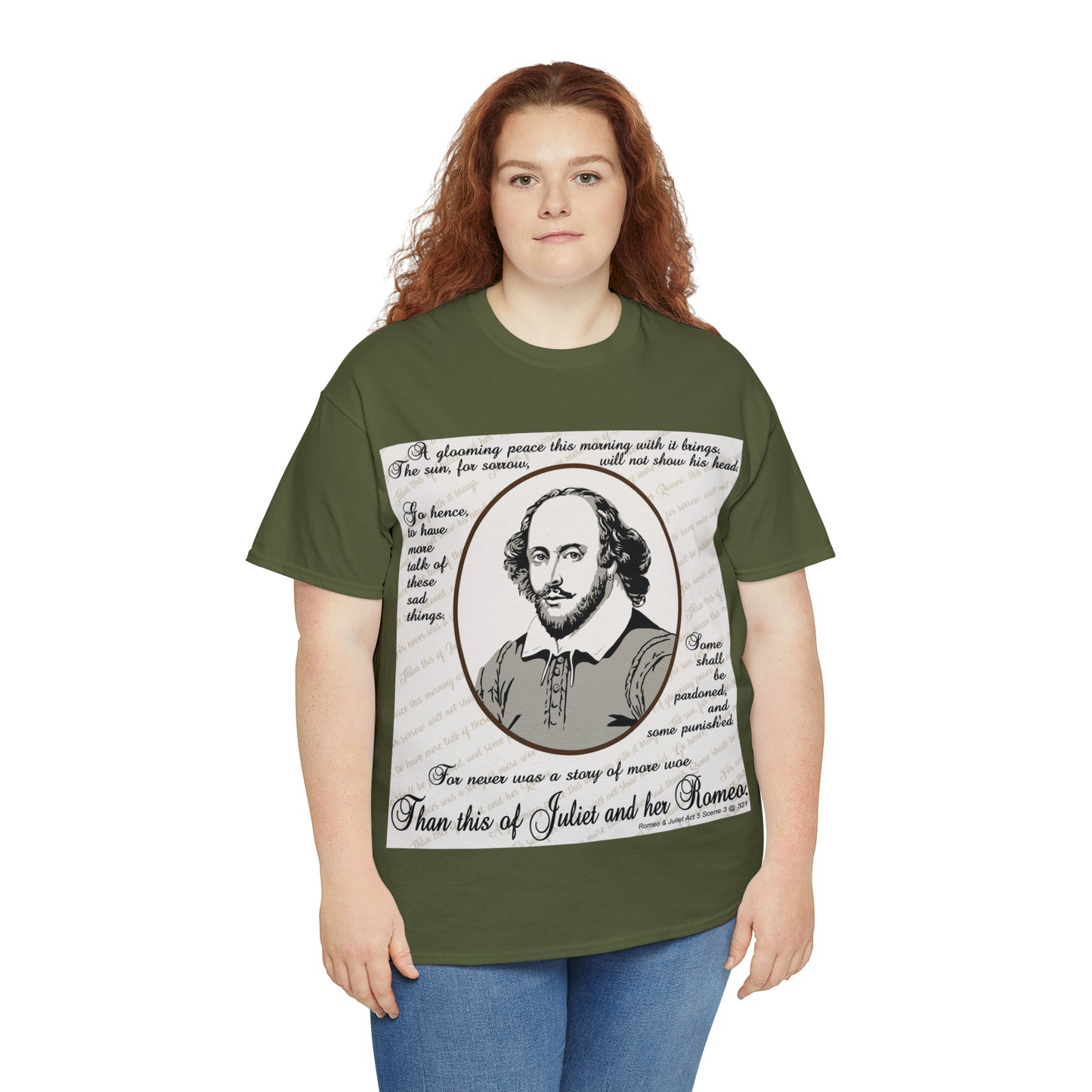 No Greater Tale of Woe... Juliet & Romeo.- Unisex Heavy Cotton Tee