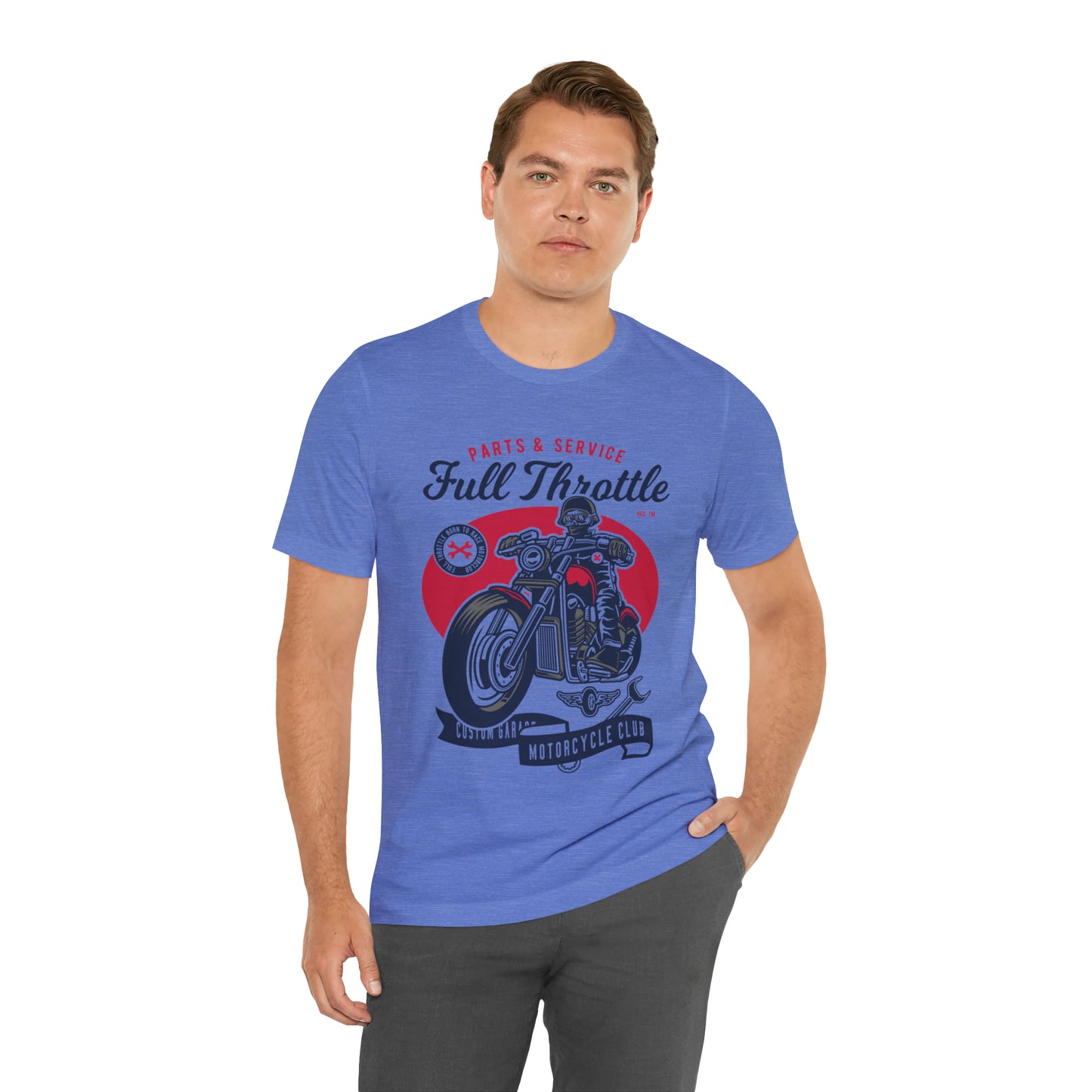 FULL THROTTLE Parts & Service - Unisex Jersey Short Sleeve Tee