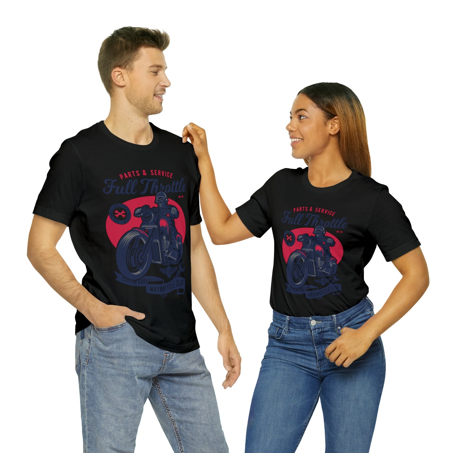 FULL THROTTLE Parts & Service - Unisex Jersey Short Sleeve Tee