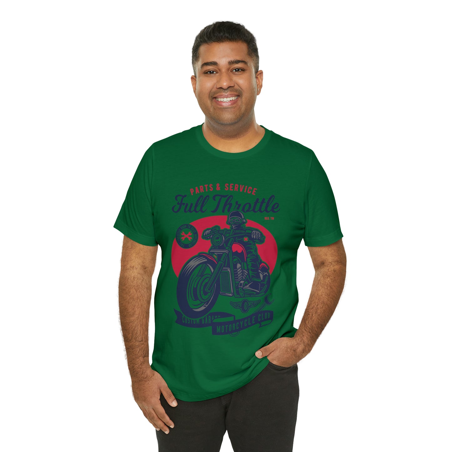 FULL THROTTLE Parts & Service - Unisex Jersey Short Sleeve Tee