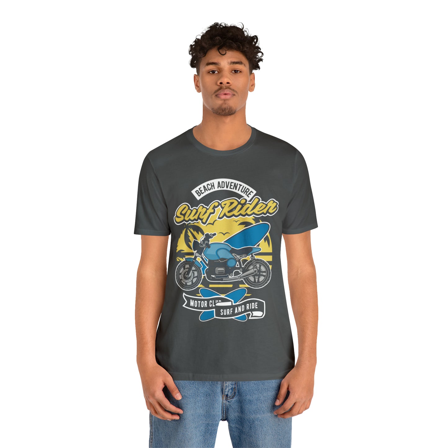 SURF RIDER - Printed in the USA - Unisex Jersey Short Sleeve Tee