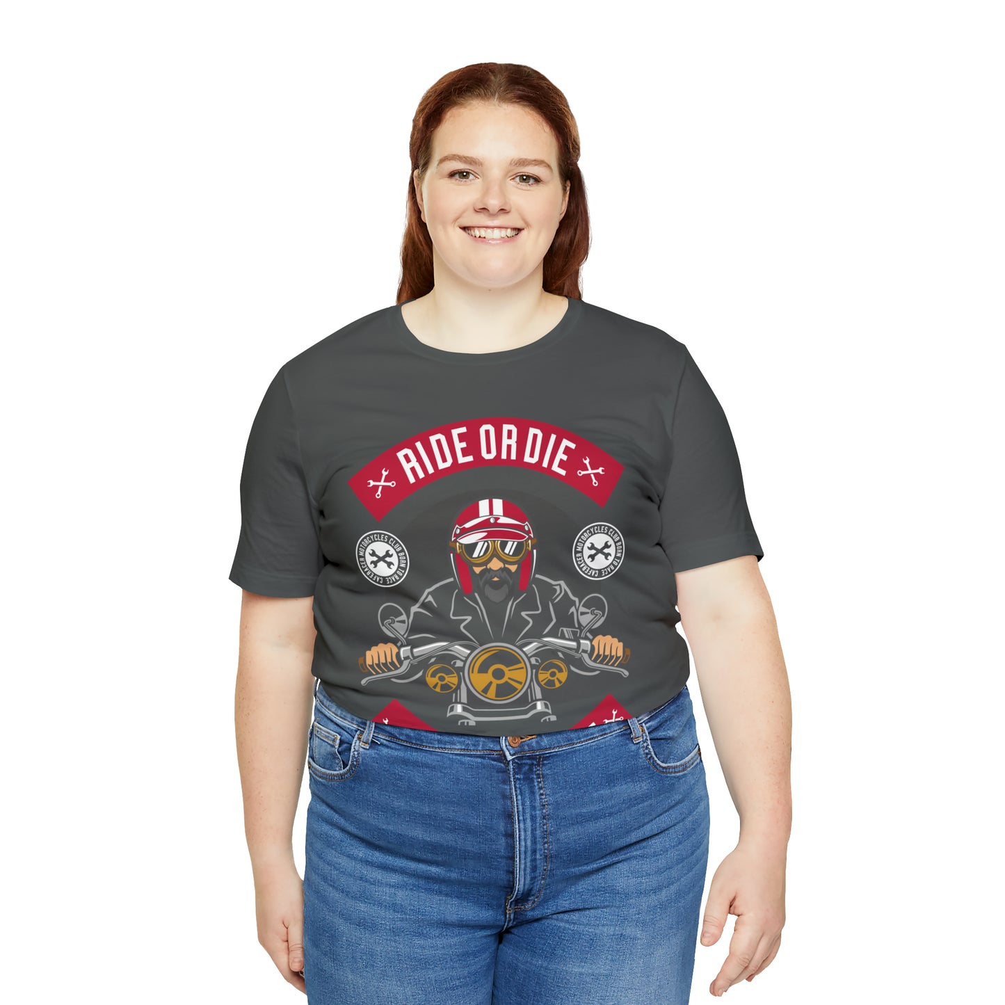 BIKER LIFESTYLE - Ride or Die - Unisex Jersey Short Sleeve Tee