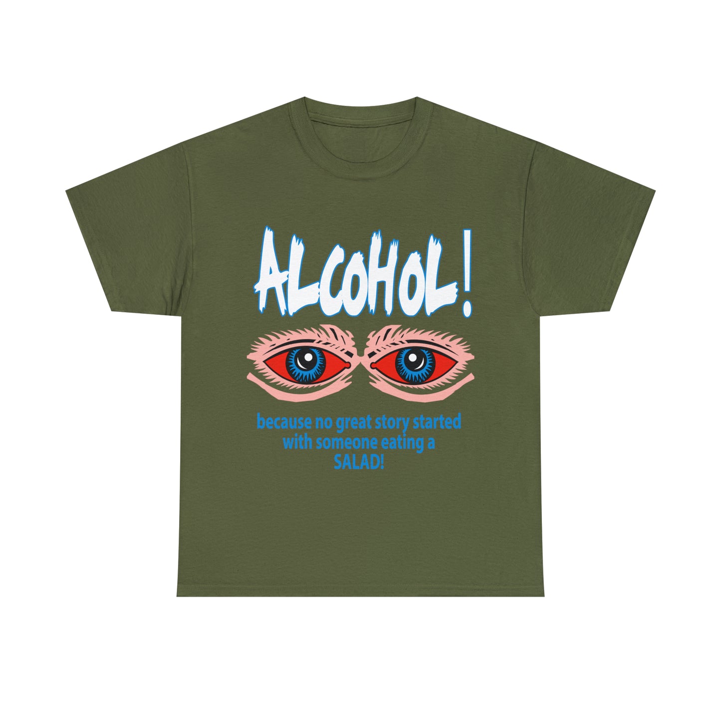 "ALC****" vs Salad  - Funny Shirt - Unisex Heavy Cotton Tee - USA
