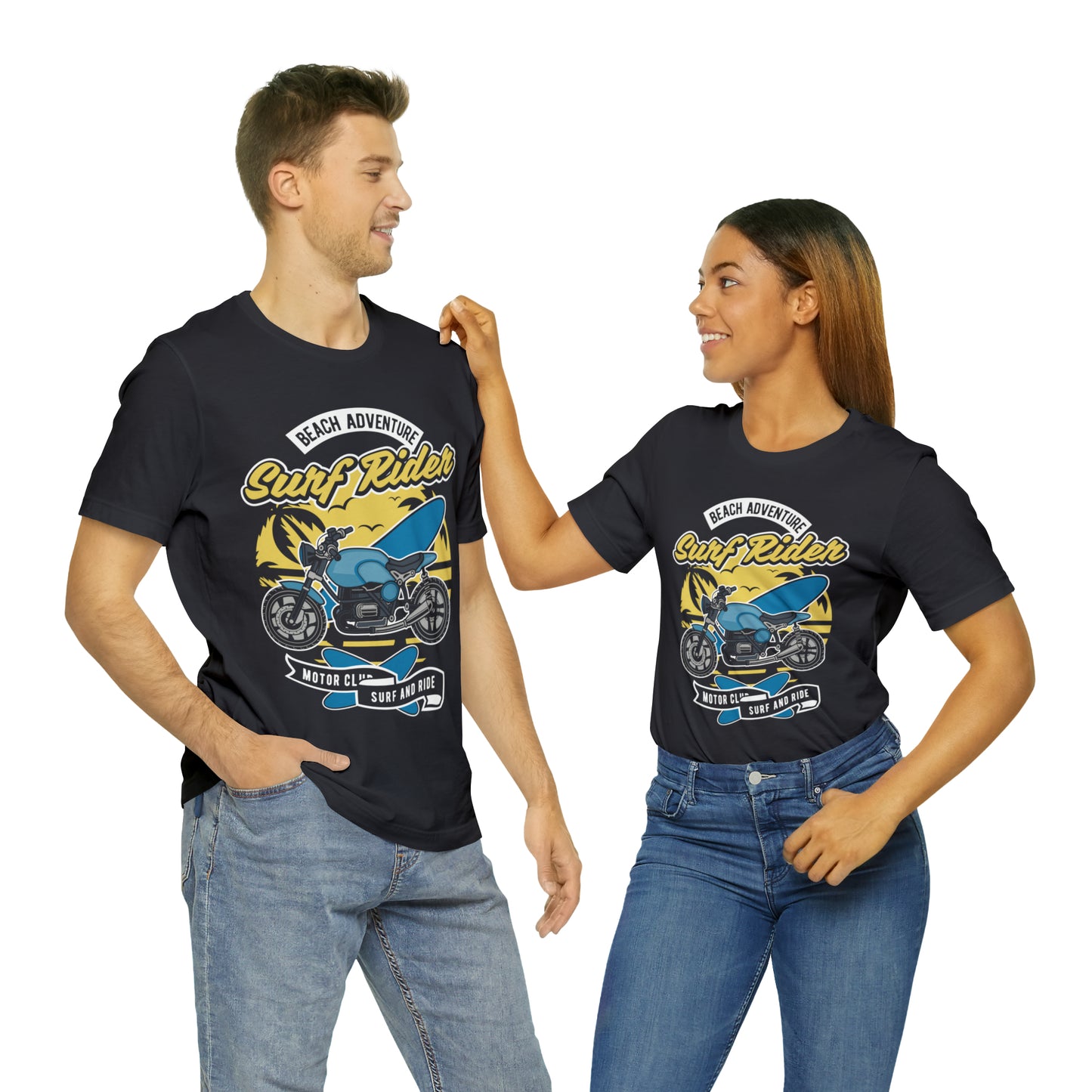 SURF RIDER - Printed in the USA - Unisex Jersey Short Sleeve Tee