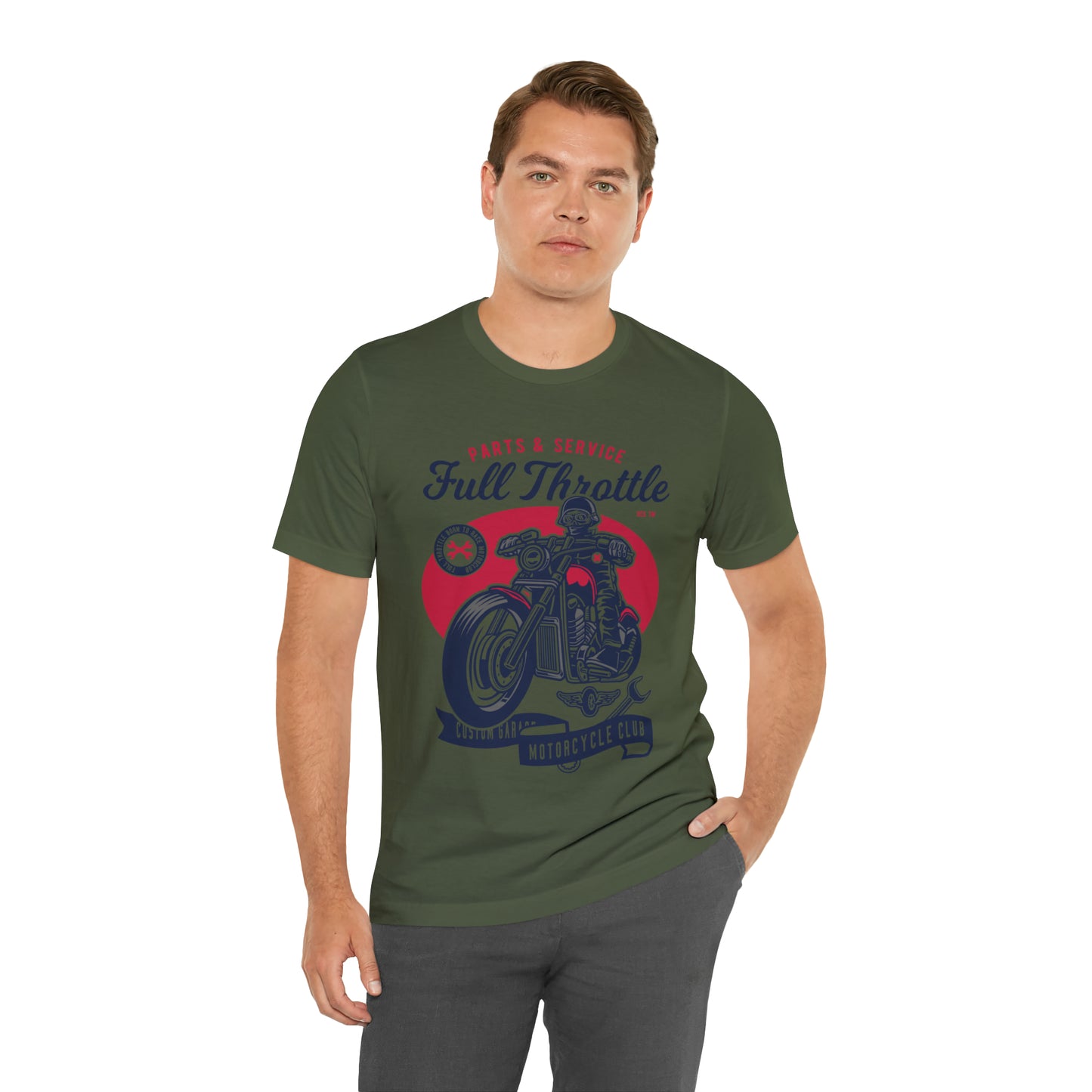 FULL THROTTLE Parts & Service - Unisex Jersey Short Sleeve Tee
