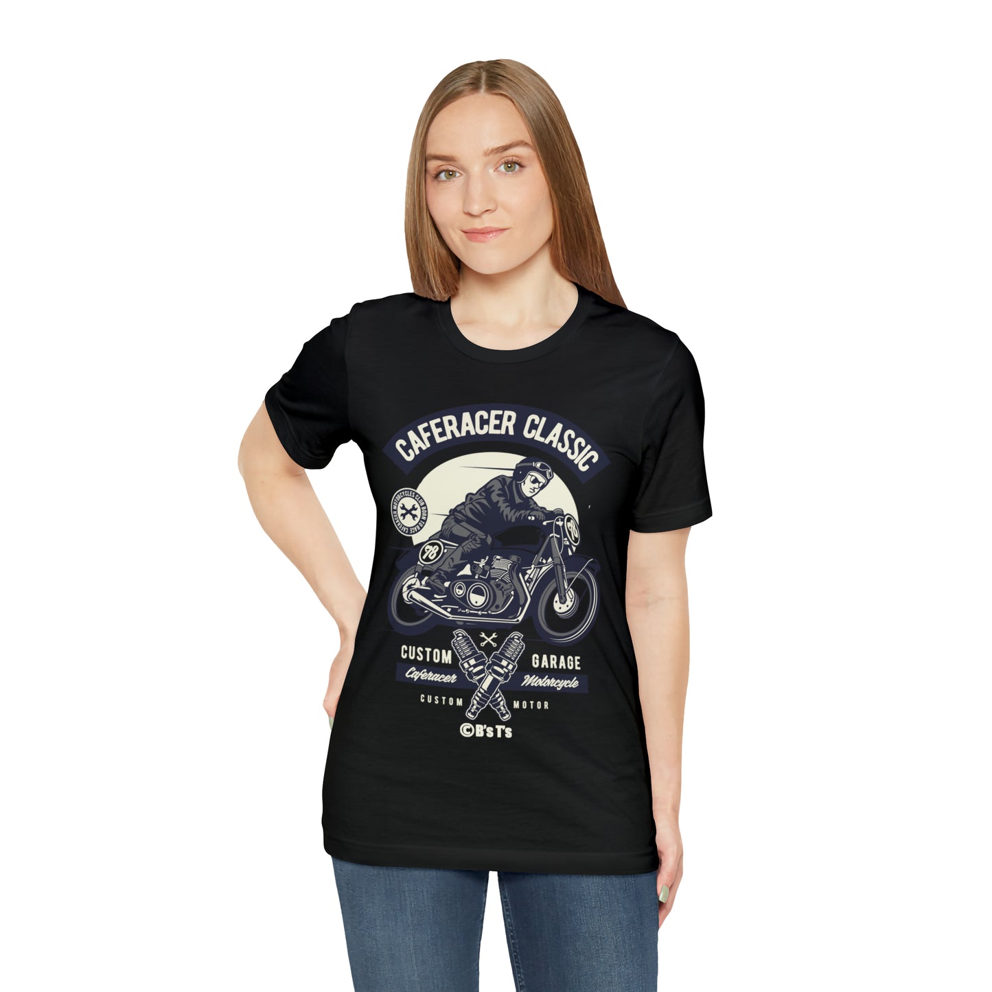 CAFE RACER Classic - Unisex Jersey Short Sleeve Tee