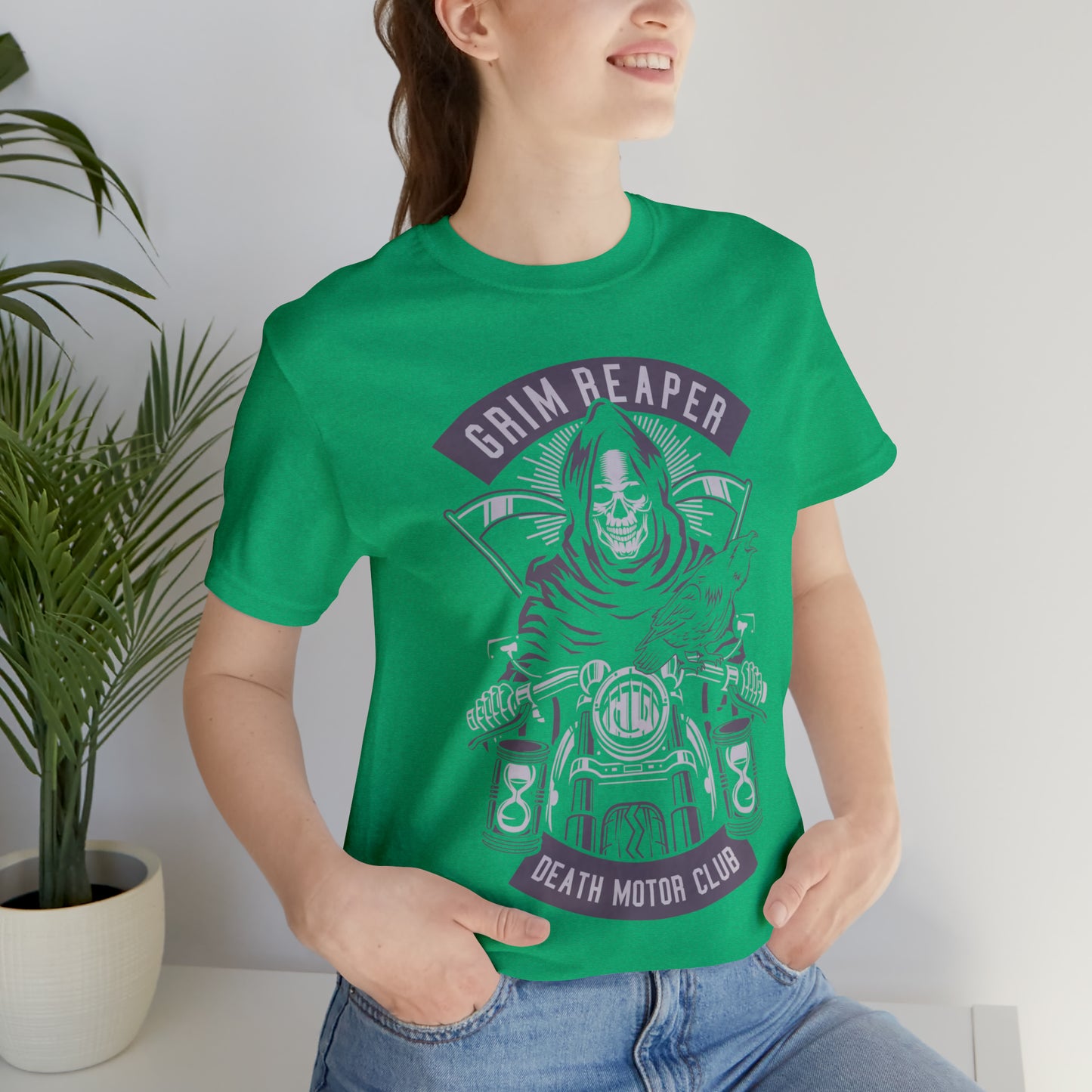 GRIM REAPER Moto Club - Unisex Jersey Short Sleeve Tee