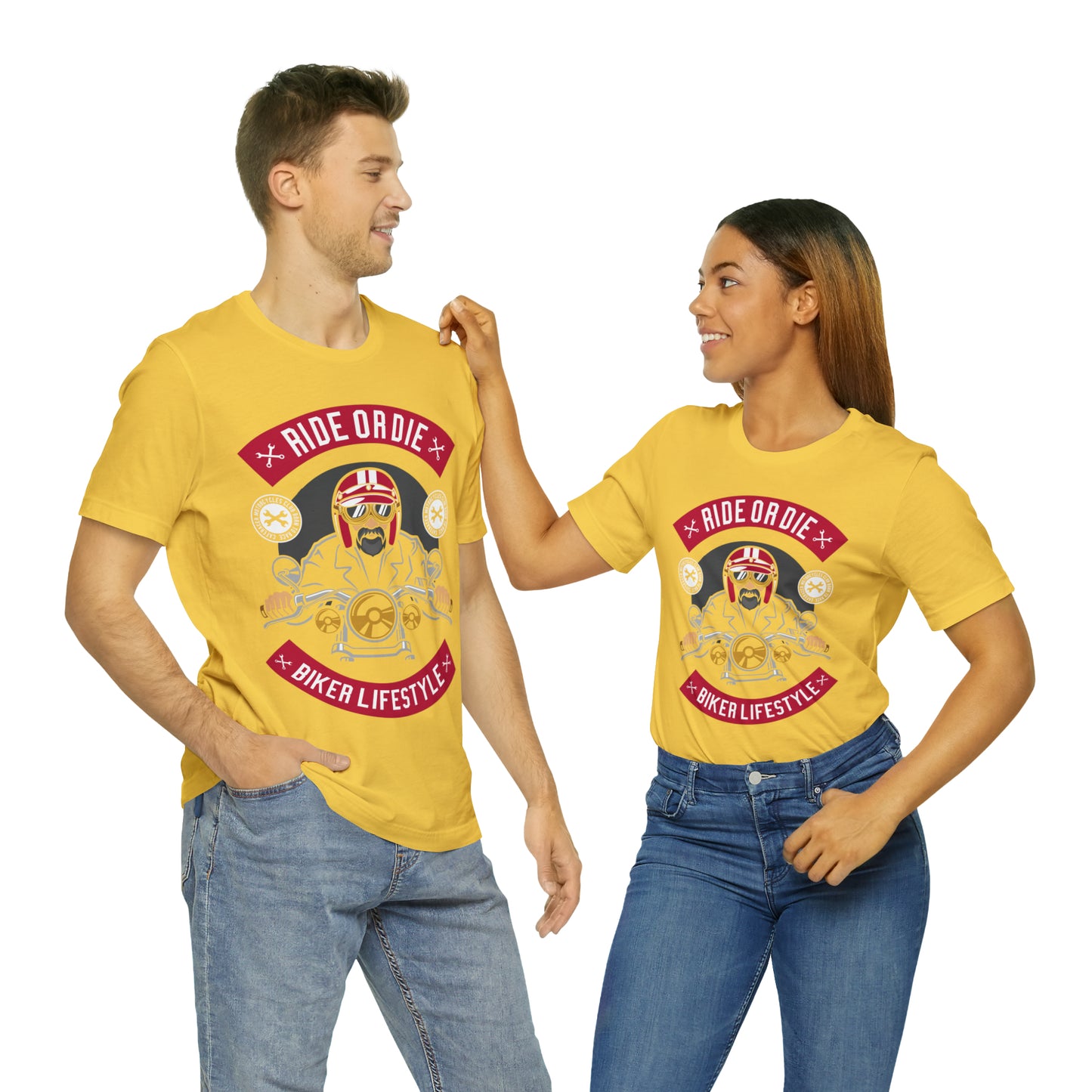 BIKER LIFESTYLE - Ride or Die - Unisex Jersey Short Sleeve Tee