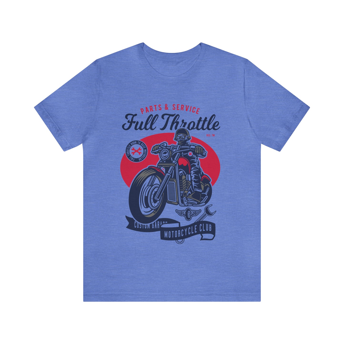 FULL THROTTLE Parts & Service - Unisex Jersey Short Sleeve Tee