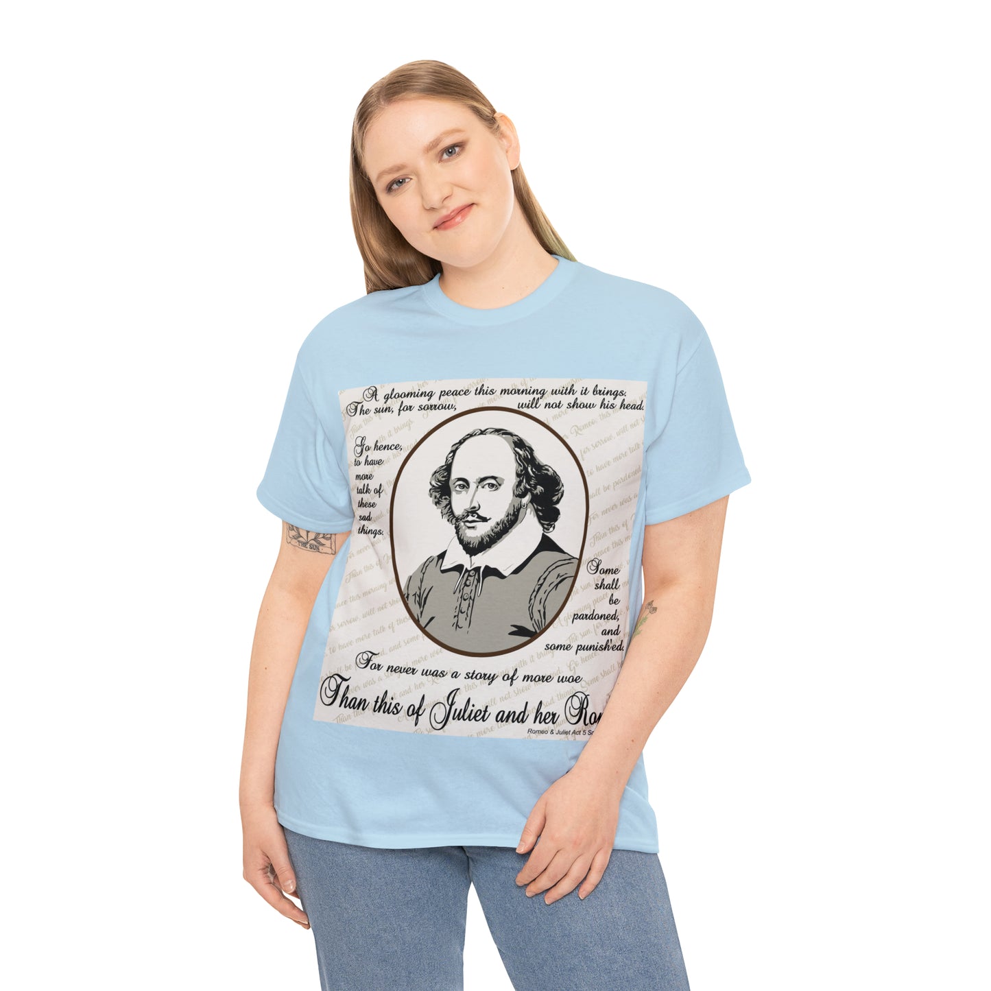 No Greater Tale of Woe... Juliet & Romeo.- Unisex Heavy Cotton Tee