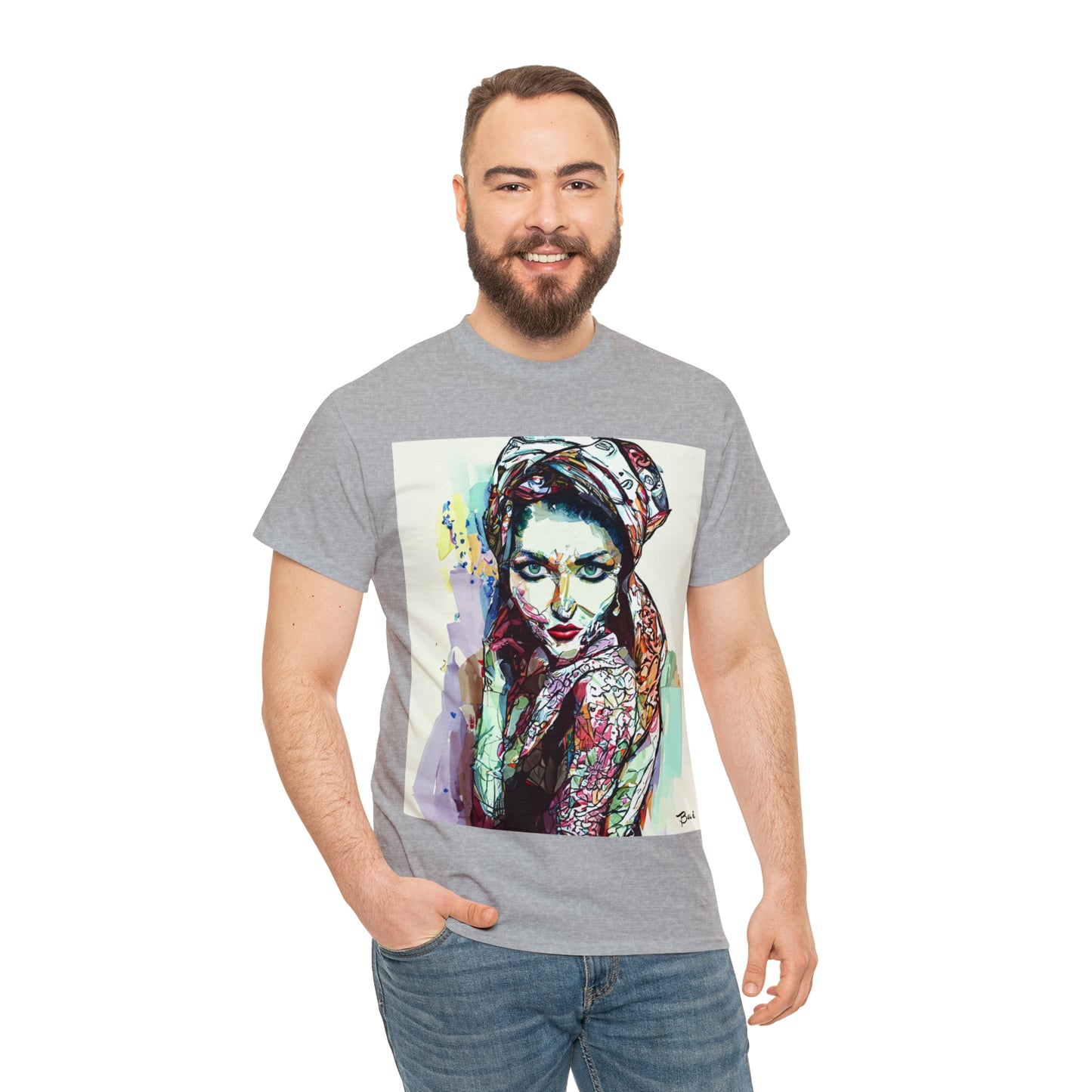 EASTERN BEAUTY - Airt on a Shirt  - Unisex Heavy Cotton Tee - AUS