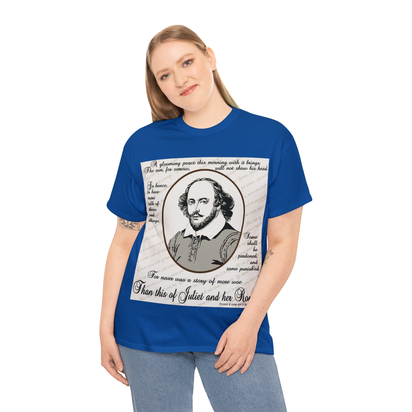 No Greater Tale of Woe... Juliet & Romeo.- Unisex Heavy Cotton Tee