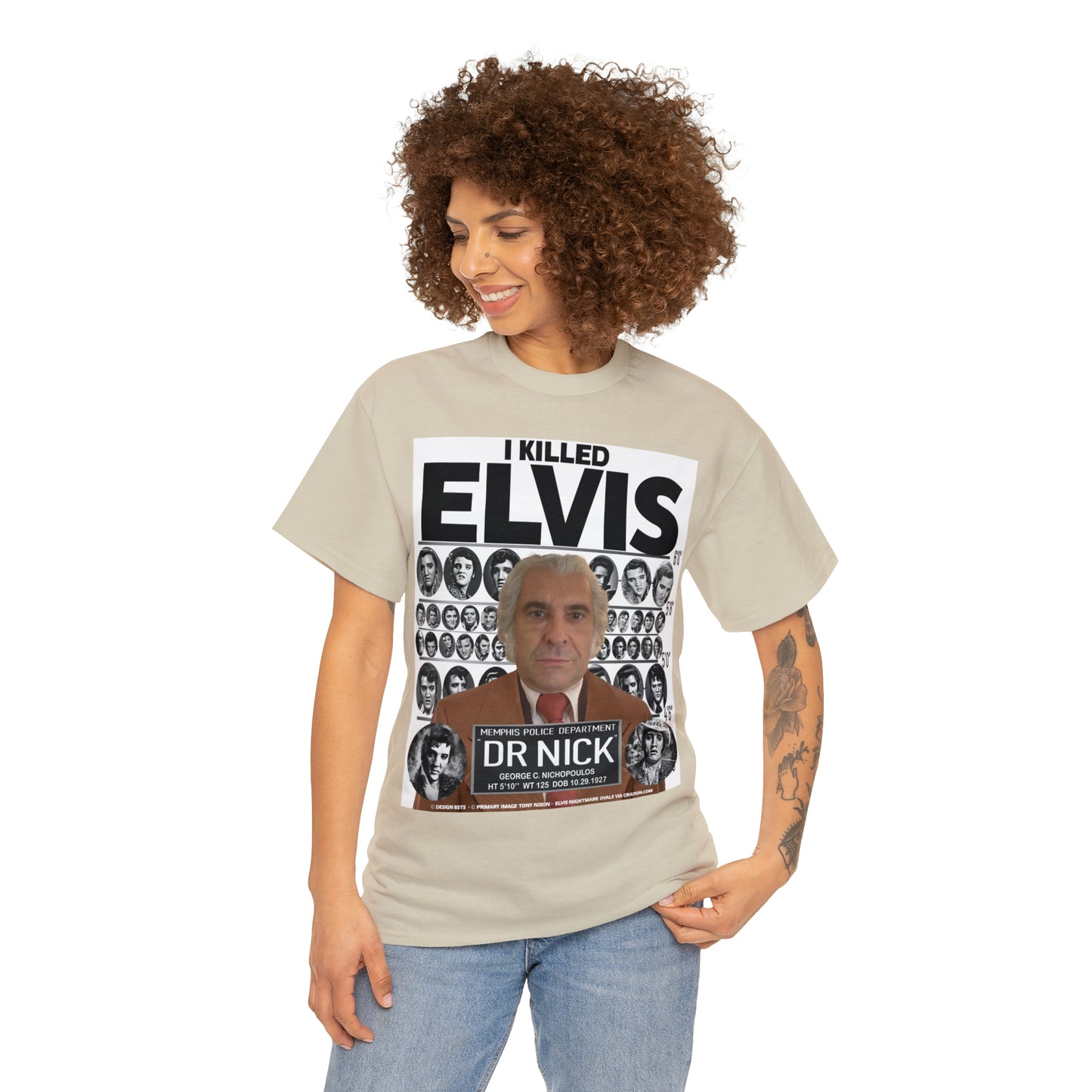 I KI**** ELVIS - Unisex Heavy Cotton Tee - USA