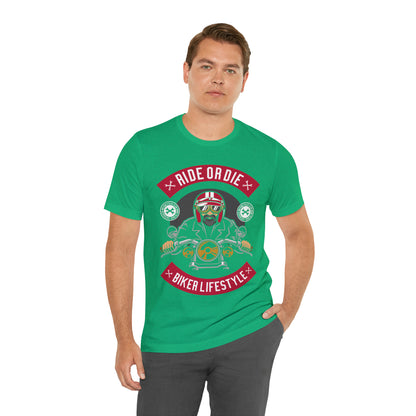 BIKER LIFESTYLE - Ride or Die - Unisex Jersey Short Sleeve Tee