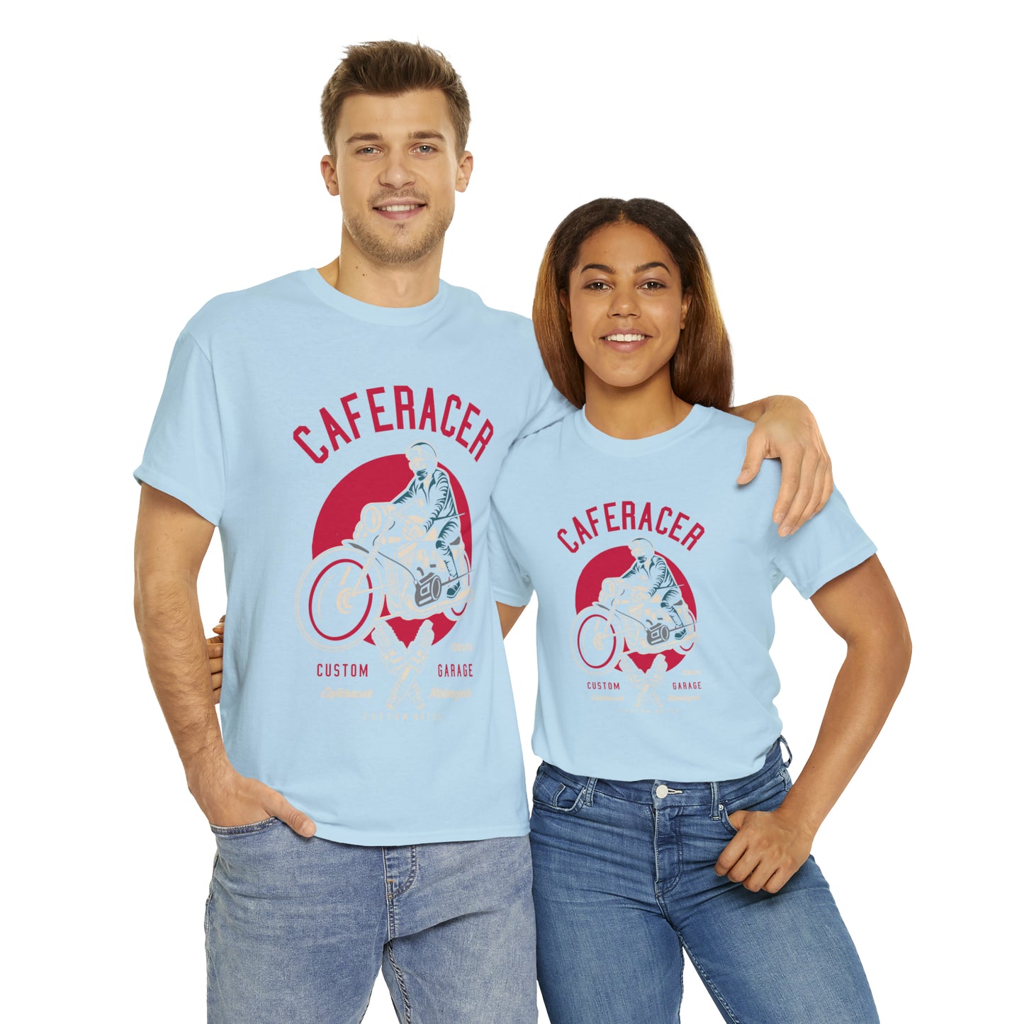 CAFE RACER Custom Garage - Unisex Heavy Cotton Tee