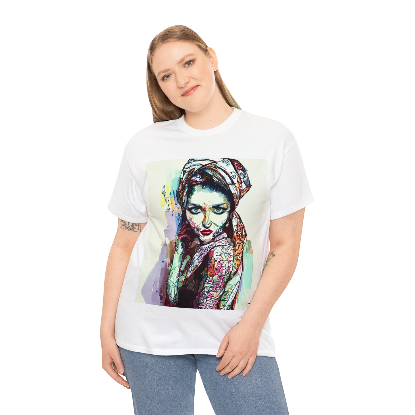EASTERN BEAUTY - Airt on a Shirt  - Unisex Heavy Cotton Tee - AUS